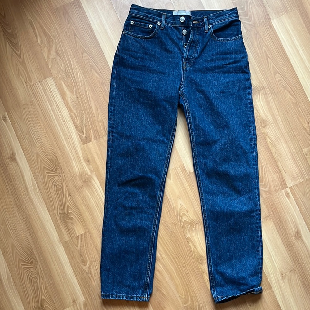 Everlane 90s cheeky jean - size 26 new (deep Atlantic)